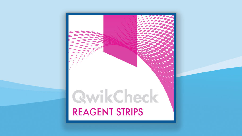 Blue QwikCheck Reagent Test Strips v2