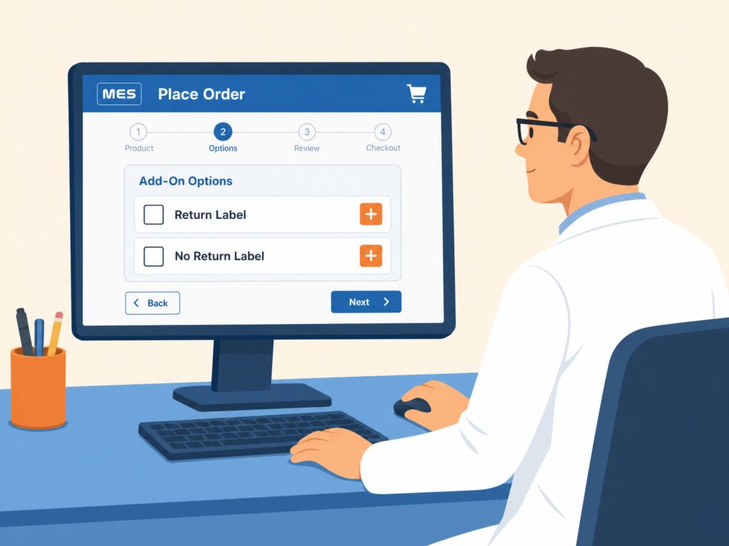 Step 1 Portal ordering